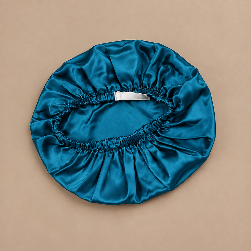 VietLua Seiden-Bonnet (Blau)